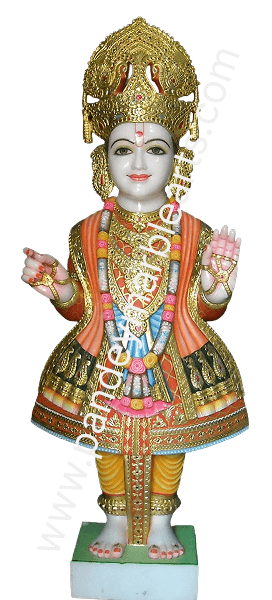 Swaminarayan Marble Statue 