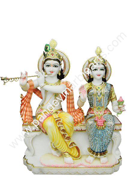 Sitting Radha Krishna Murti