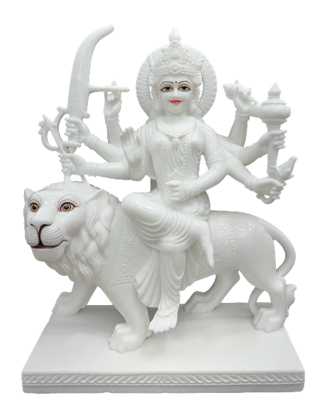 Marble Durga Mata Murti